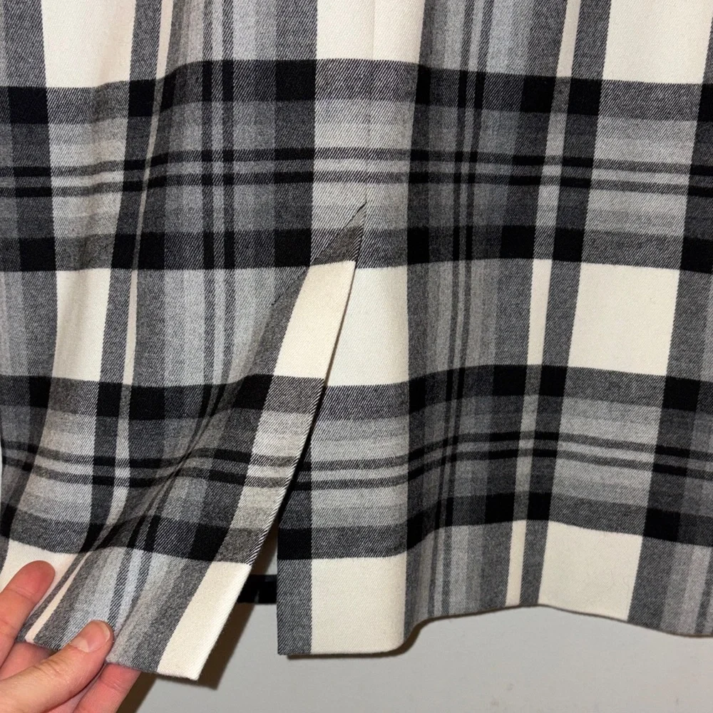 Black & White Plaid Sheath Dress with Waist Detail Karen Millen - Picture 8 of 14